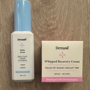 Dermasil Hydra Serum and Whipped Recovery Cream Skincare Set NEW 🏷️